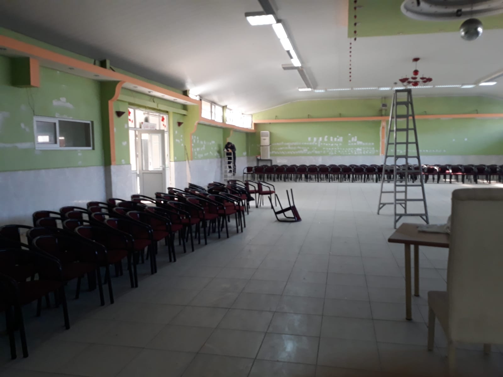 Soma Belediyesi  Düğün Salonlarına Bakım Yapıyor