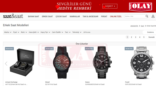 2019 Saat Çeşitleri