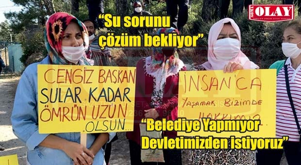 CENKYERİ’NDE SU EYLEMİ