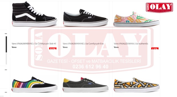 Vans Erkek Ayakkabı Tasarımları