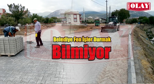 Belediye Fen İşleri Durmak Bilmiyor
