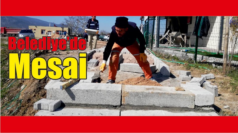 SOMA BELEDİYESİ EKİPLERİNDEN YOĞUN MESAİ