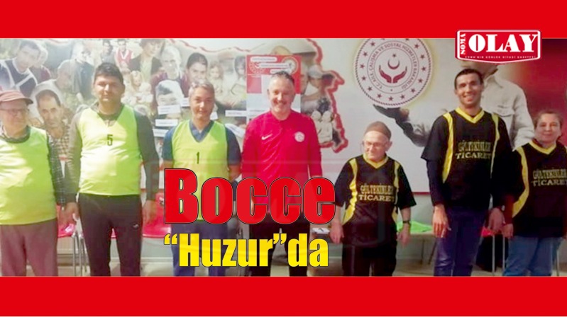 Huzurevi’nde “bocce” coşkusu