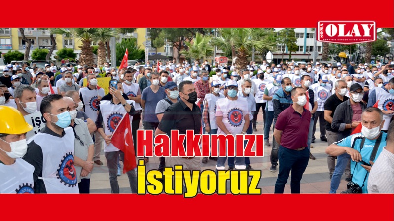 Hak Arayan Maden İşçileri Meydana İndi