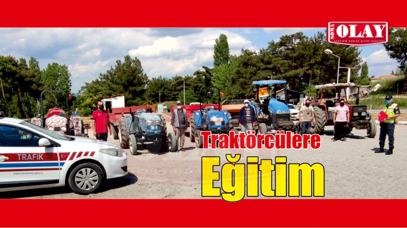 Traktör sürücülerine eğitim