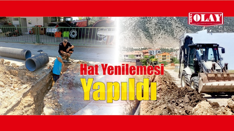 Kırkağaç’ta 400 Metrelik Kanalizasyon Hattı Yenilendi
