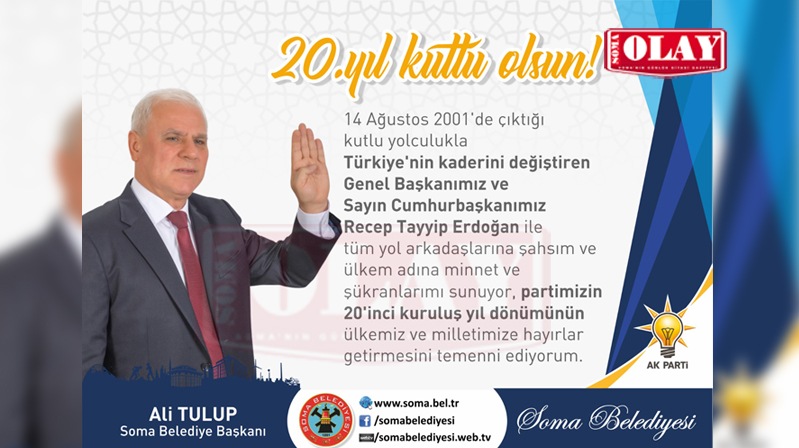 20 YILLIK MANEVİYATIN ESERİ, AK PARTİ 20 YAŞINDA…