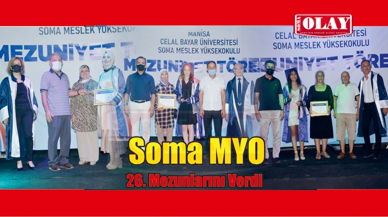 Soma MYO’da Mezuniyet Sevinci