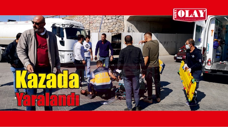 Motosiklet kazası 1 Kişi Yaralandı