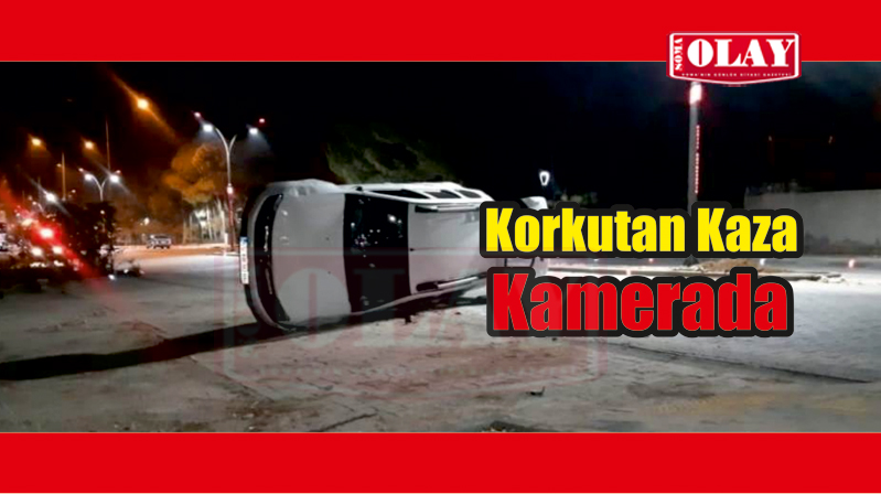 Korkutan kaza kameralara böyle yansıdı