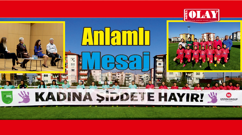 MEDİGÜN ZAFER SPOR KADIN FUTBOL TAKIMI SEMPOZYUMA KATILDI