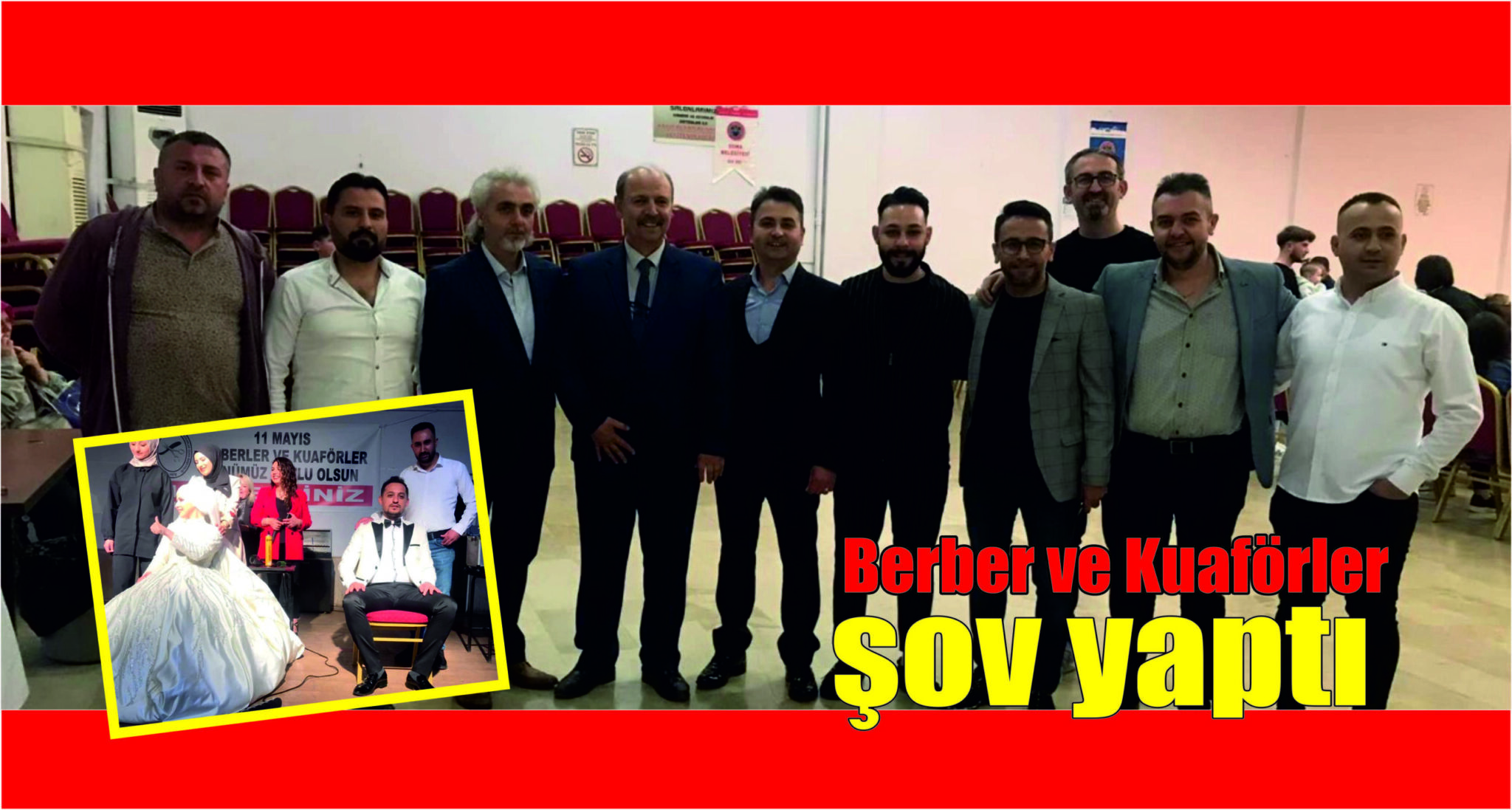 Soma’da İlk.Berber ve Kuaförler Odasından Göz kamaştıran etkinlik..