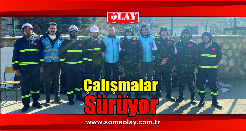 Bölgedeki hizmetler sürüyor
