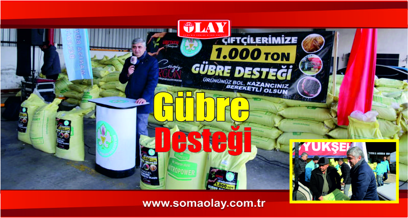 Somalı Üreticiye Gübre Desteği