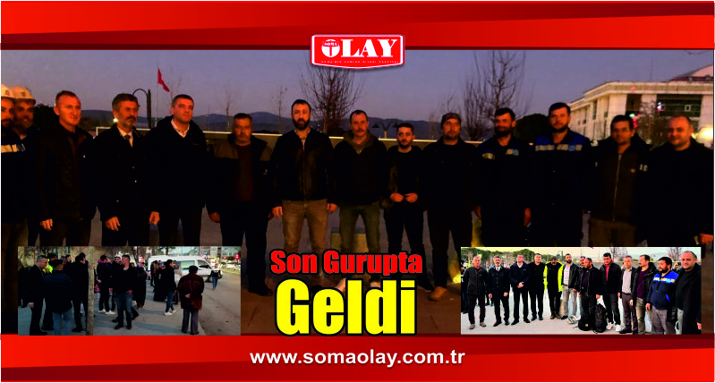 Son madenci gurubu döndü