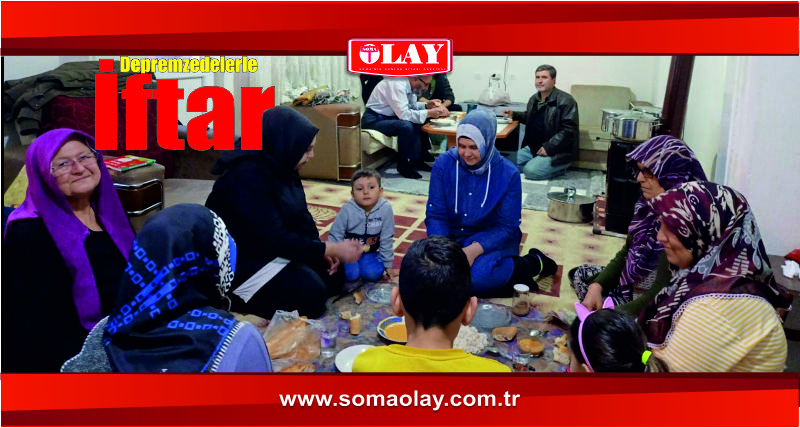 DEPREMZEDELERLE İFTAR