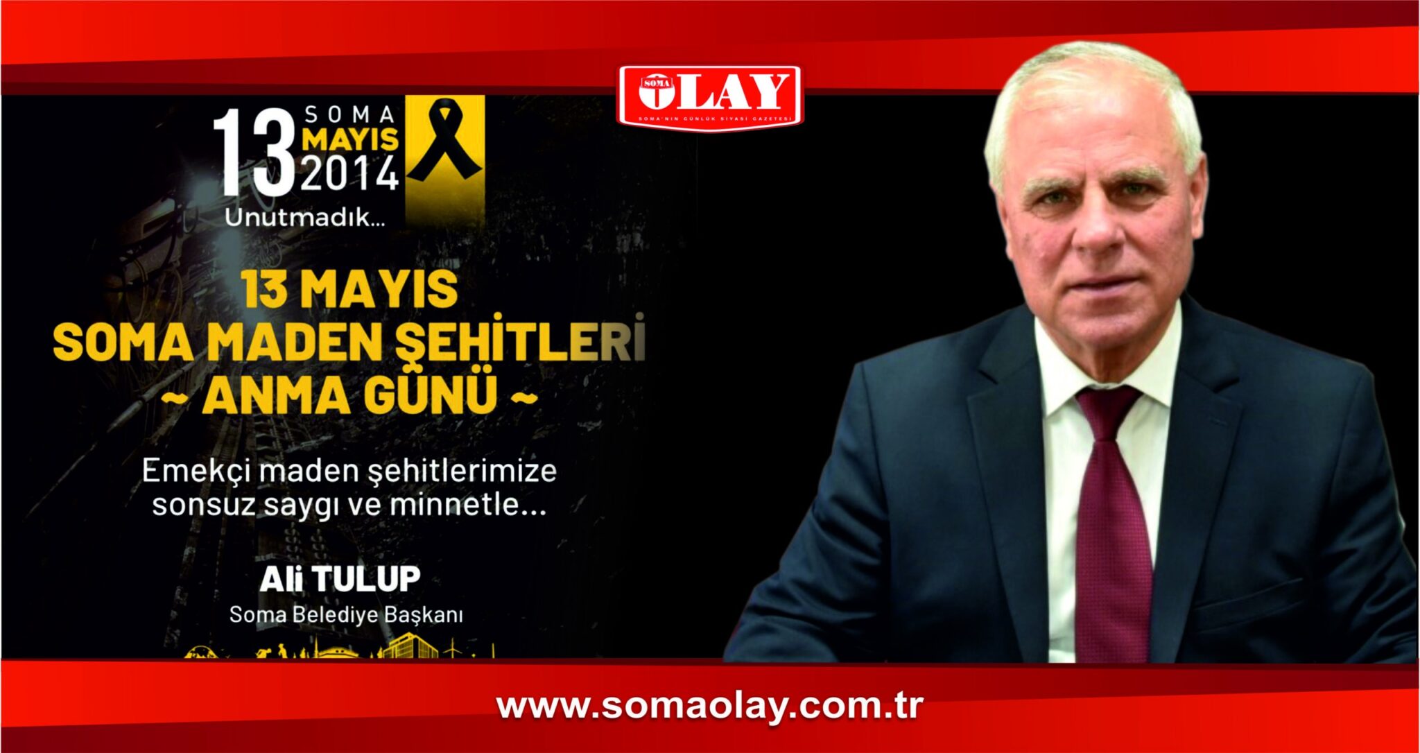 BAŞKAN TULUP’TAN 13 MAYIS MESAJI