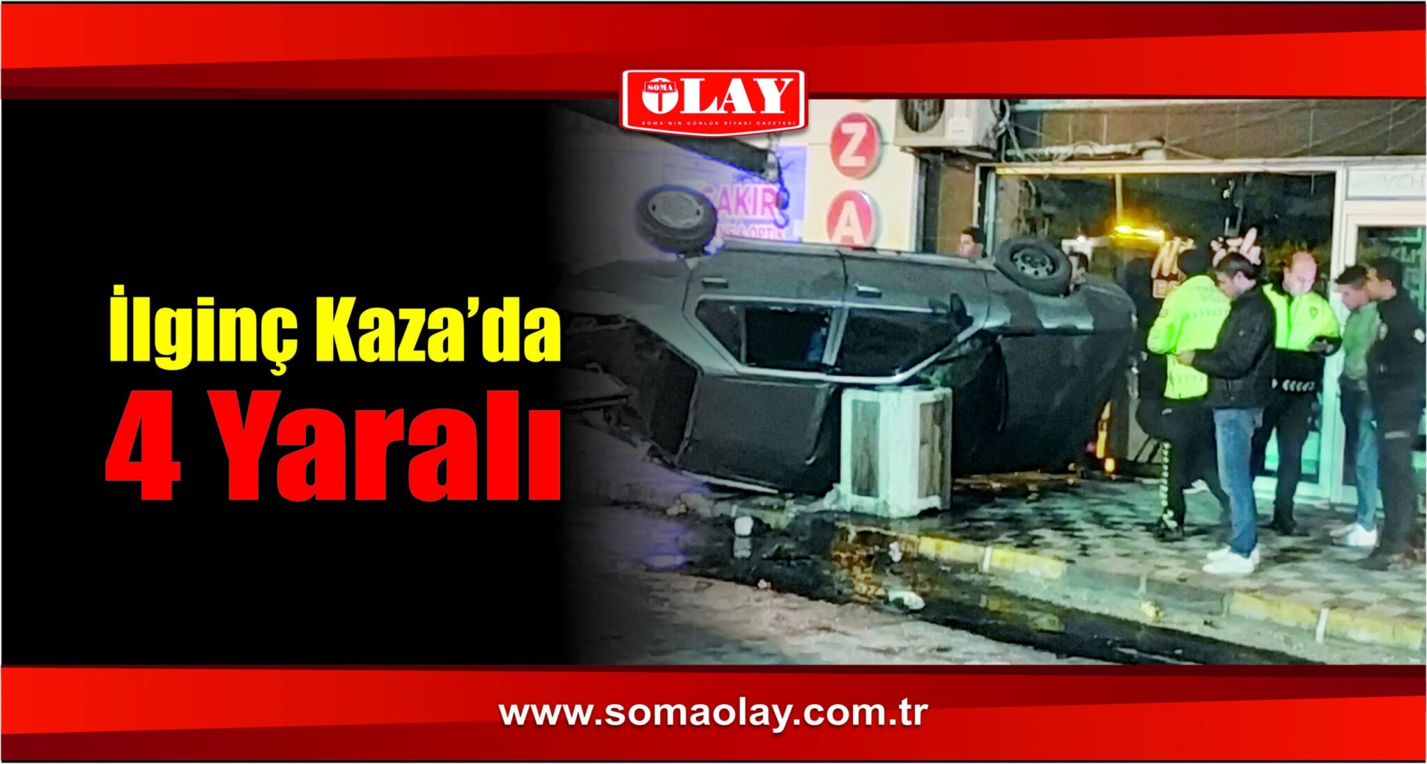 Beşyolda kaza 4 yaralı