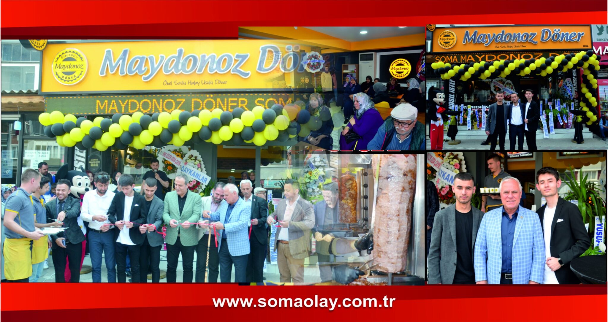 LEZZETİN ADRESİ MAYDONOZ DÖNER SOMA’DA AÇILDI