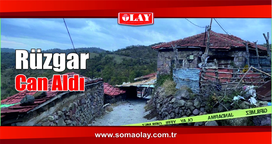 Uçan çatının altında kalan şahıs hayatını kaybetti