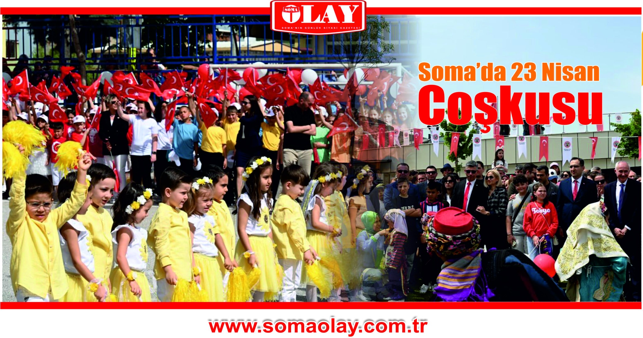 Soma’da 23 Nisan Coşkuyla Kutlandı