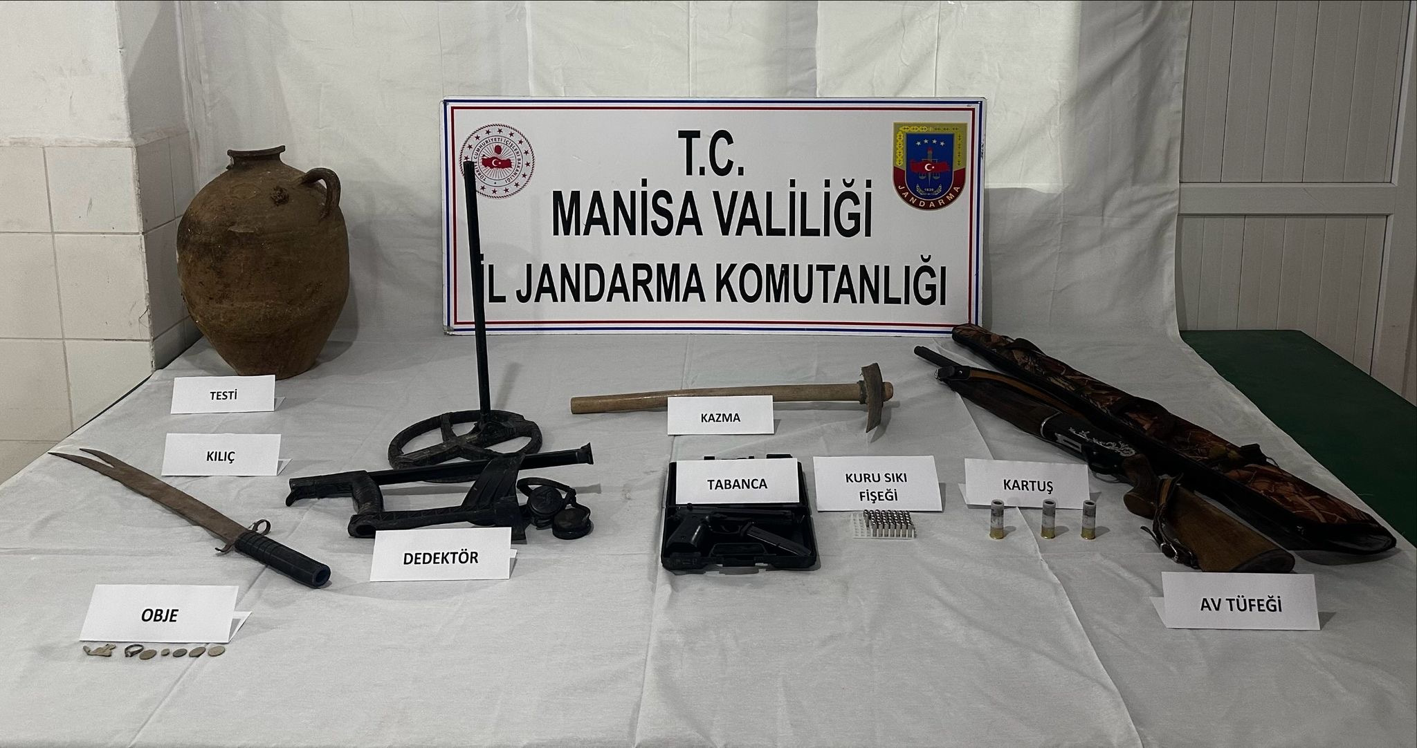 Kaçak Kazı ve Ruhsatsız Silah Operasyonu