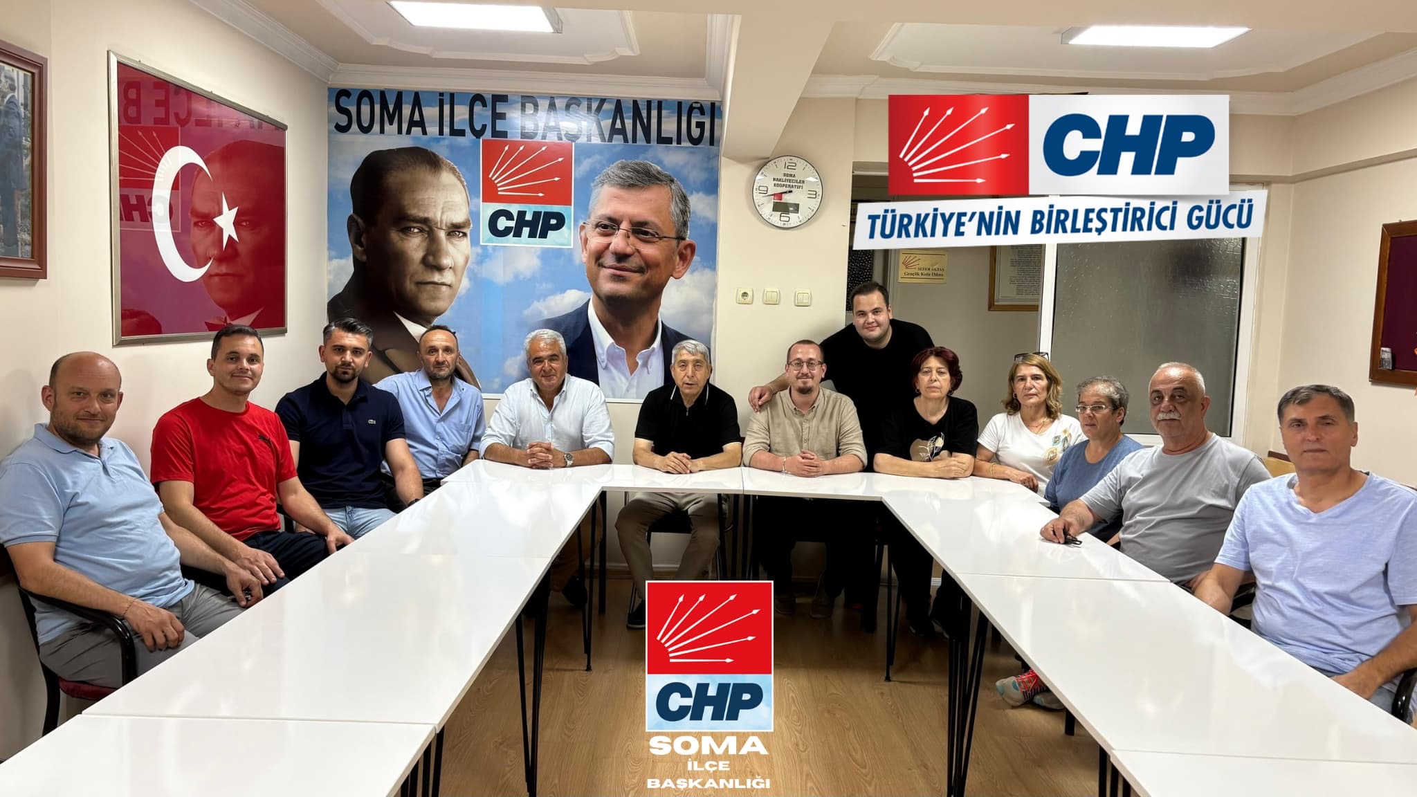 CHP Soma İlçe Örgütü Toplandı: Zeyrek Anıldı, Dutlulu’ya Destek Mesajı Verildi