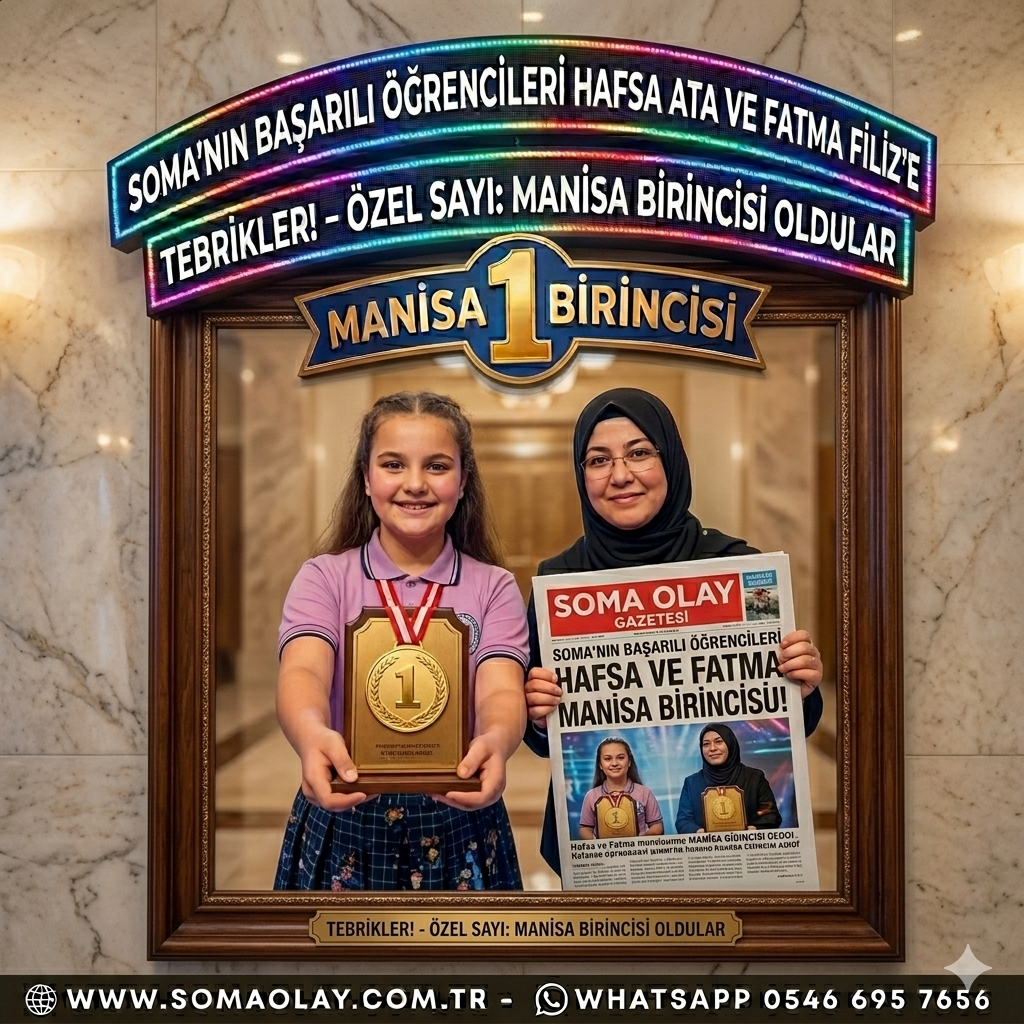 Soma’nın Gururu: İki Öğrenci Manisa Birincisi Oldu
